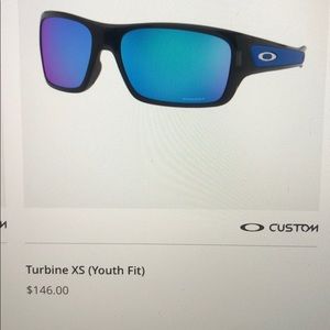 Youth XS ( youth fit) Oakley turbine sunglasses